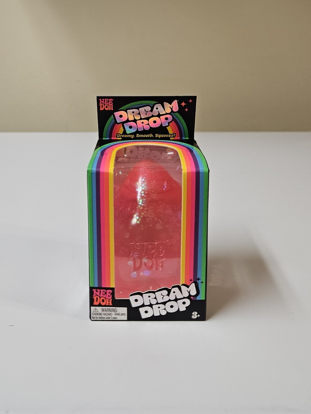 Needoh Dream Drop - Pink Sparkle With Splash Display Stand New Schylling